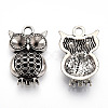 Tibetan Style Alloy Pendant Rhinestone Settings PALLOY-T075-182AS-1