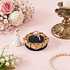Round Wood Ring Display Trays RDIS-WH0032-006D-4