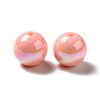 UV Plating Rainbow Iridescent Acrylic Beads PACR-D070-01B-2
