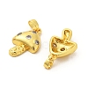 Brass Micro Pave Cubic Zirconia Pendants KK-G533-17G-01-2