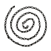 304 Stainless Steel Rectangle with Ring Link Chains CHS-Z007-21B-2