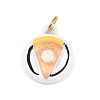 Printed 304 Stainless Steel Pendants STAS-B125-03F-G-1
