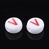 Initial Acrylic Beads OACR-E001-20V-2