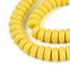 Opaque Spray Painted Glass Beads LS-GLAA-ZX008-8mm-18K-3