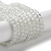 Spray Painted Crackle Glass Beads Strands CCG-Q001-4mm-01-2