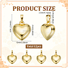 12Pcs Eco-Friendly Rack Plating Brass Pendants KK-ME0001-54-2