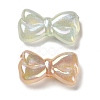 Bowknot UV Plating Luminous Rainbow Iridescent Acrylic Beads LACR-R001-03A-4