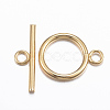 304 Stainless Steel Toggle Clasps X-STAS-H380-05G-1