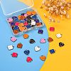 64Pcs 16 Style Alloy Enamel Charms ENAM-SZ0002-56-4