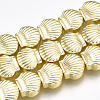 Electroplate Non-magnetic Synthetic Hematite Beads Strands G-T061-181G-1