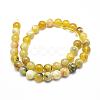 Natural Yellow Opal Round Bead Strands G-M296-02-8mm-5