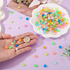 500Pcs Luminous PS Plastic Beads FIND-TA00009-13C-7