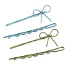 4Pcs Painted Iron Hair Bobby Pins LS-PHAR-I007-16B-2