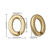 Opaque Spray Painted Acrylic Linking Rings OACR-S021-27A-B01-3