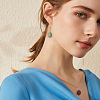 12Pcs 3 Styles Brass Open Back Bezel Pendant Cabochon Settings KK-FH0003-42-6