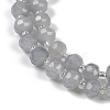 Natural Grey Agate Beads Strands G-H057-A11-01-4
