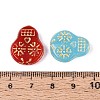 Skull Glass Beads GLAA-T025-60M-3