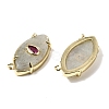 Natural Labradorite Pendants KK-C255-22G-05-2