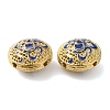 Rack Plating Brass Enamel Beads KK-P276-24B-G03-2