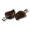Natural & Synthetic Mixed Gemstone Pendants G-B127-11P-4