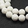 Unwaxed Natural Lava Rock Beads Strands G-J367-01-8mm-3