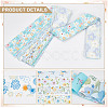 Flower Pattern Cotton Fabrics DIY-WH0588-11B-4