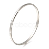 Non-Tarnish 304 Stainless Steel Plain Bangles BJEW-L664-024E-P-01-1