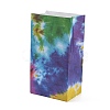 Rectangle with Tie-Dye Pattern Kraft Paper Bag CARB-PH0002-07-4