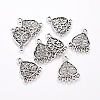 Tibetan Style Alloy Chandelier Components TIBE-G019-03AS-1