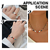 75Pcs 3 Colors Light Gold Plated Alloy Enamel Beads ENAM-AR0001-92-5
