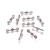 Tibetan Style Alloy Toggle Clasps TIBE-L003-015AS-4