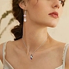 30Pcs 3 Colors Electroplate Glass Faceted Teardrop Beads EGLA-YW0001-86A-6