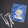 12Pcs 12 Styles Tibetan Style Alloy Bookmarks PALLOY-SC0003-81-7