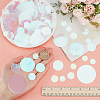 692pcs 6 Styles Iridescent PVC Paillette/Sequins Pendants KY-GO0001-10A-3
