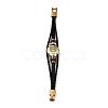 Braided Leather Cord Retro Multi-strand Bracelets BJEW-L616-20K-2