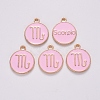 Alloy Enamel Pendants ENAM-S124-01B-09L-2