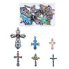 12Pcs 6 Styles Plated Alloy Pendants FIND-TA0001-44-1