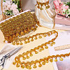 Polyester Metallic Thread Lace Tassel Ribbons OCOR-WH0108-42A-5