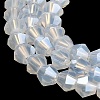 Imitation Jade Electroplate Glass Beads Strands LS-EGLA-A039-J6mm-A05-3