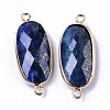 Natural Lapis Lazuli Links Connectors G-R472-03B-2