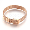 304 Stainless Steel Watch Bands X-WACH-P015-02RG-1