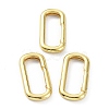 Brass Keychain Clasps X-KK-B046-01G-1