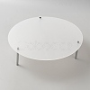 Acrylic Round Dessert Display Easels ODIS-WH0030-262B-1