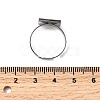304 Stainless Steel Adjustable Ring Settings STAS-D374-02P-01-3