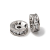 Brass Micro Pave Cubic Zirconia Beads KK-A270-02B-P-2