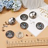 10 Sets Zinc Alloy Decorative Rivets BUTT-GF0001-20-3