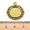Zinc Alloy Pendant Settings for Cabochon & Rhinestone LS-KHDZ-PALLOY-A15290-AG-3