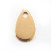 Ion Plating(IP) 304 Stainless Steel Charms STAS-L211-02A-G-1