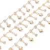 Handmade Glass Diamond Link Chains CHC-R135-08G-1