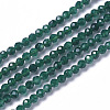 Natural Green Jade Beads Strands X-G-F596-46D-3mm-1